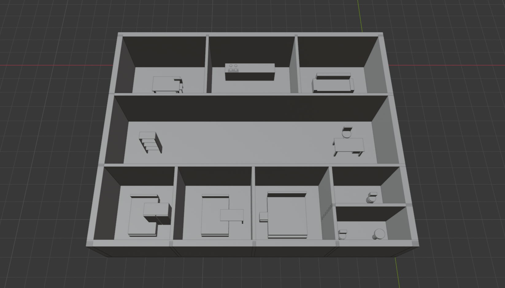 10-room single-floor house